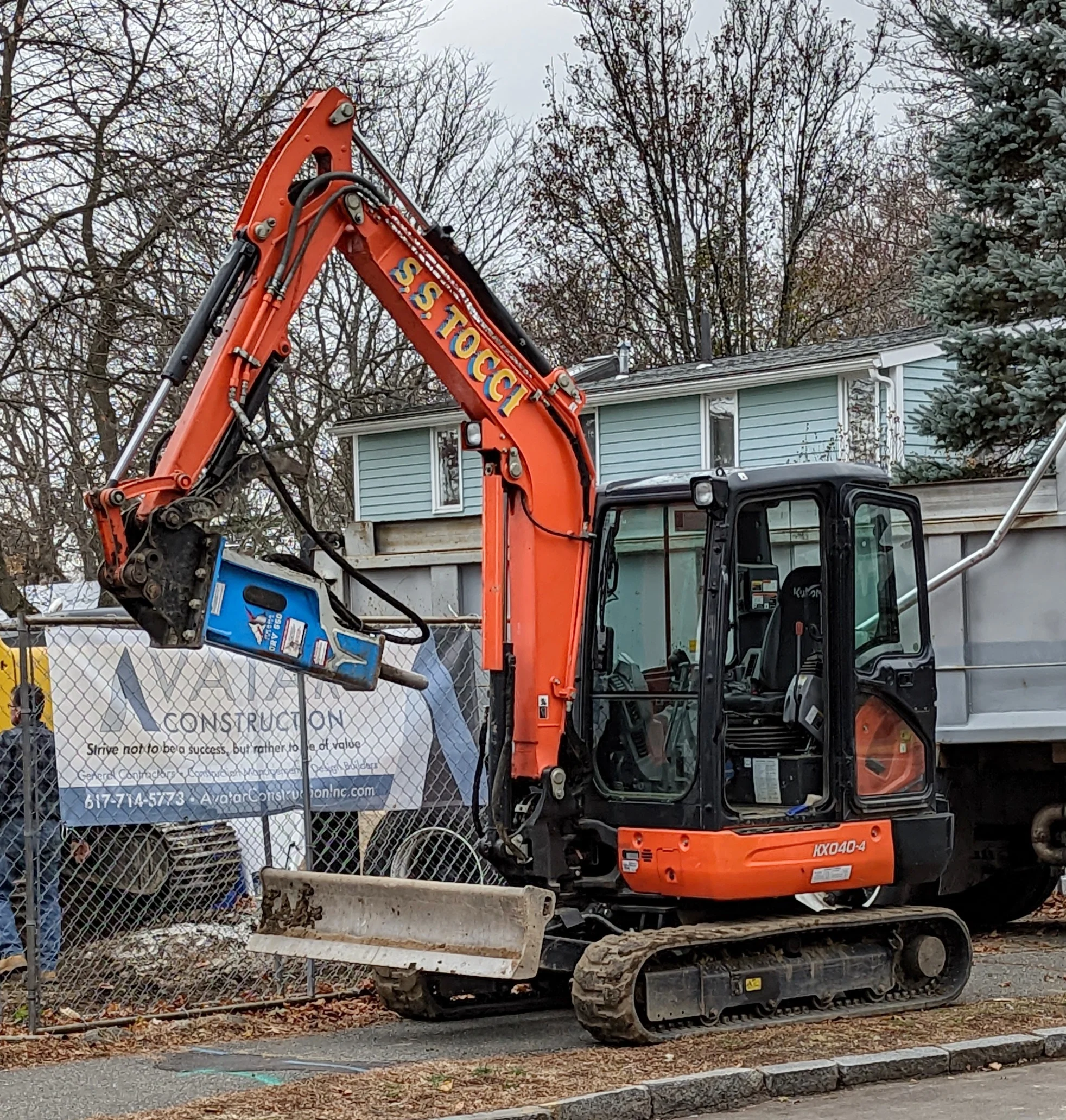 Kubota KX0804SG angle 2