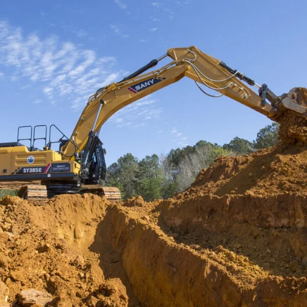 Sany SY385C angle 5