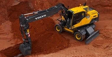Volvo EW180D angle 2